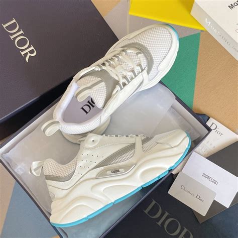 dior b22 white silver blue.